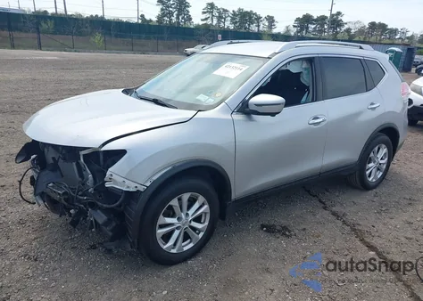 2016 Nissan Rogue Sv z USA, uszkodzony, nr VIN KNMAT2MV6GP601878